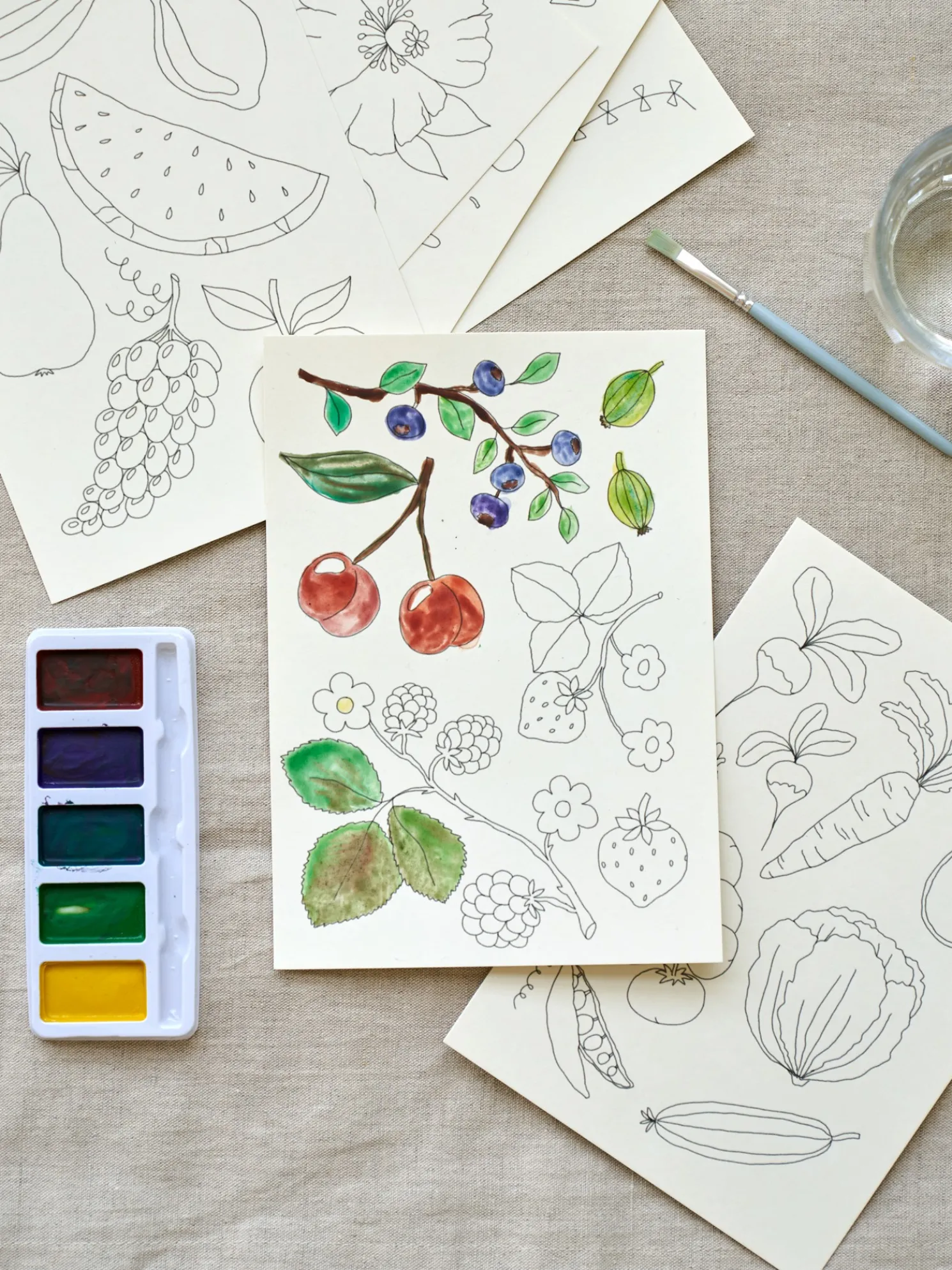 Aquarell-Set