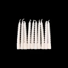 Gedrehte Kerzen 10 Cm 10 Stck.