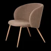 Loungesessel Mit Bouclé-Stoff