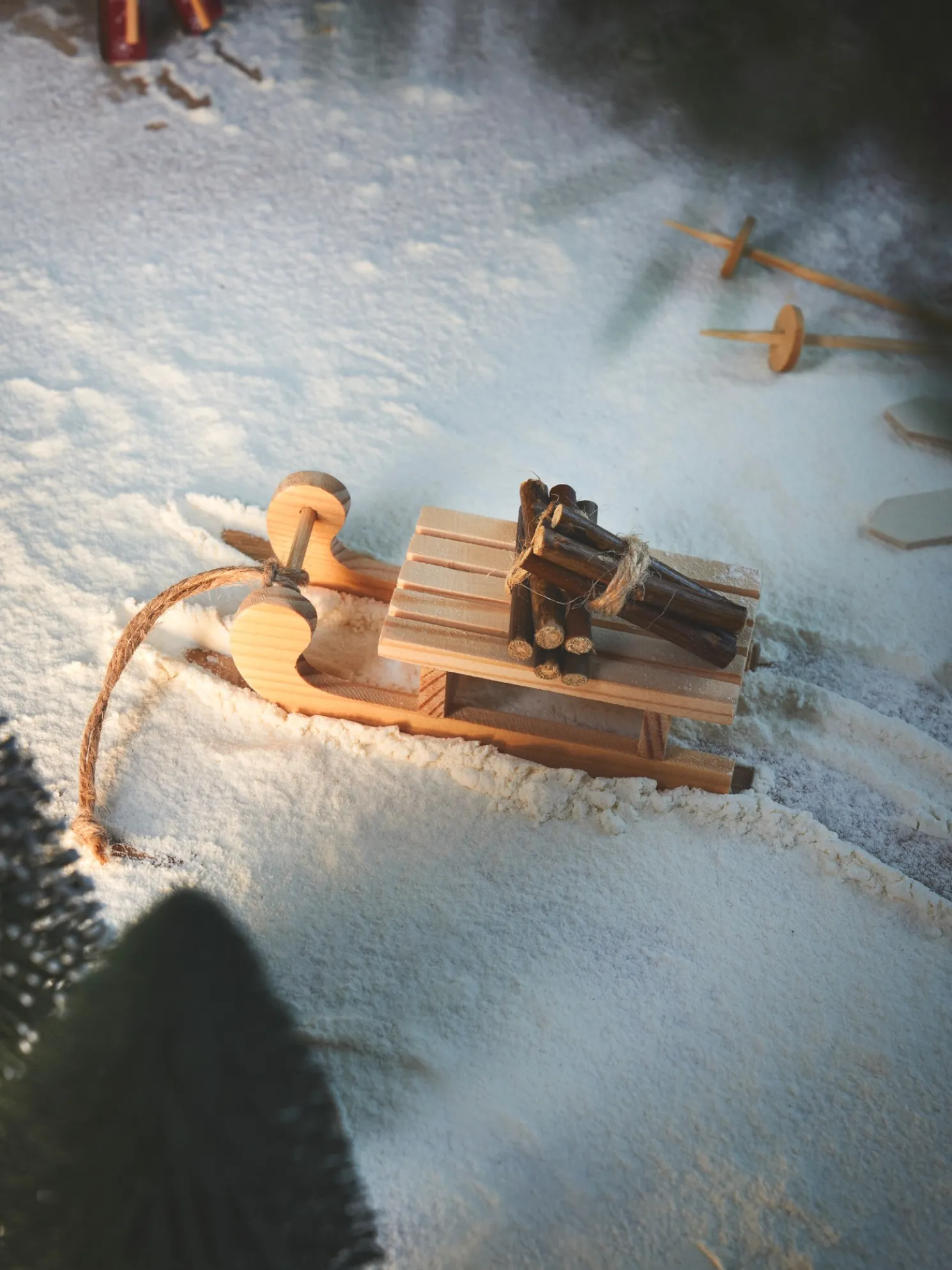 Miniatur-Brennholz-Set