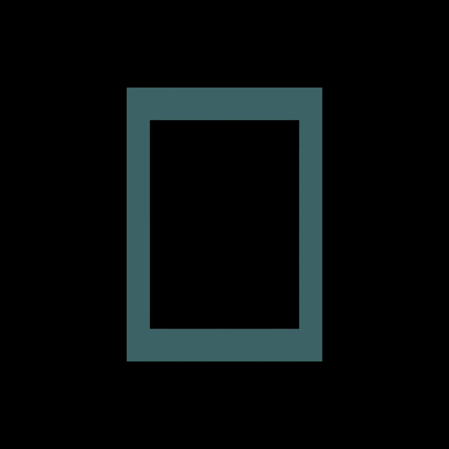 Passepartout Indian Teal - 50 X 70/40 X 50