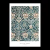 Poster Blue Flowers 40 X 50