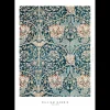 Poster Blue Flowers 50 X 70
