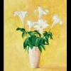 Poster Lilien In Vase 50 X 70