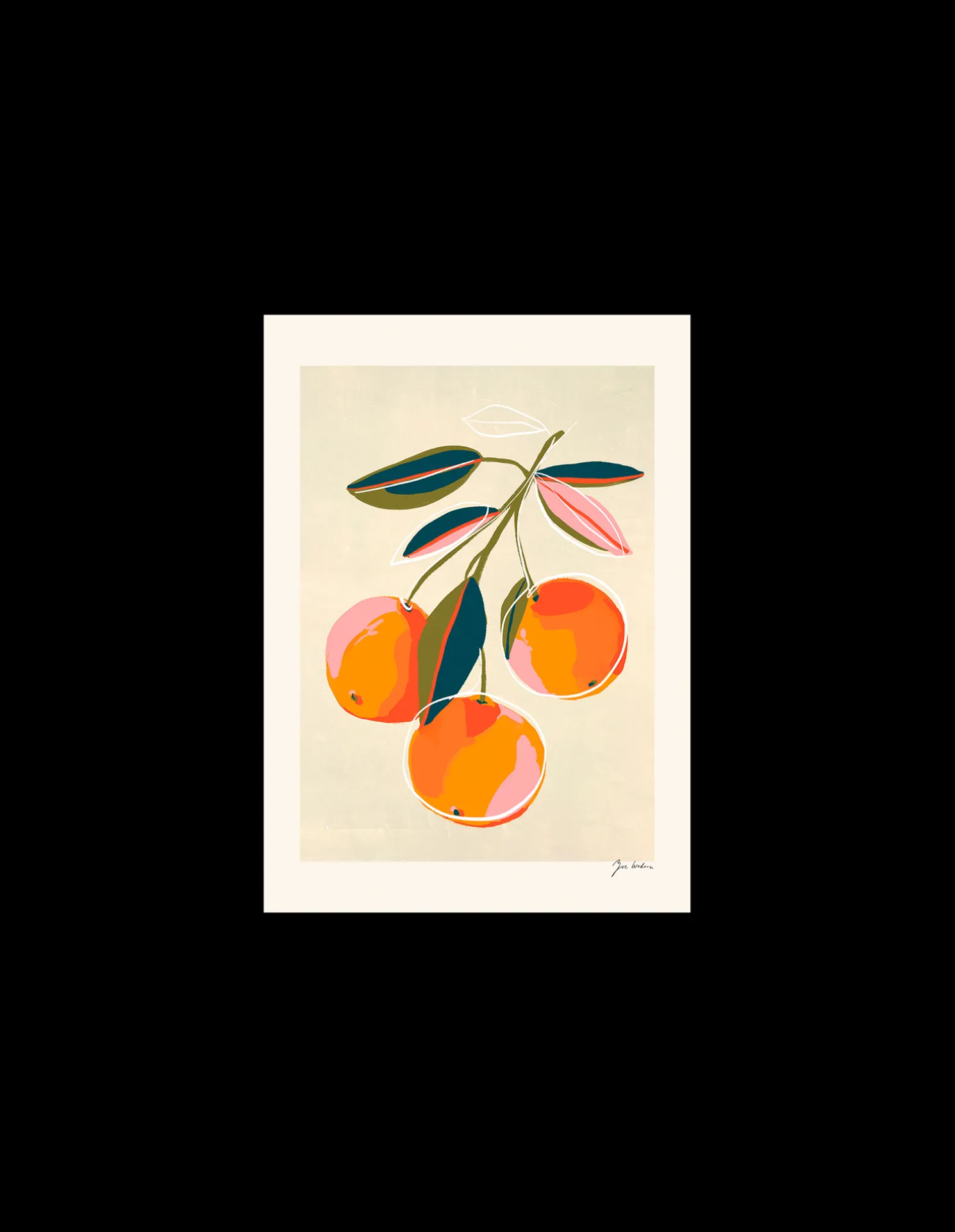 Poster Oranges A4