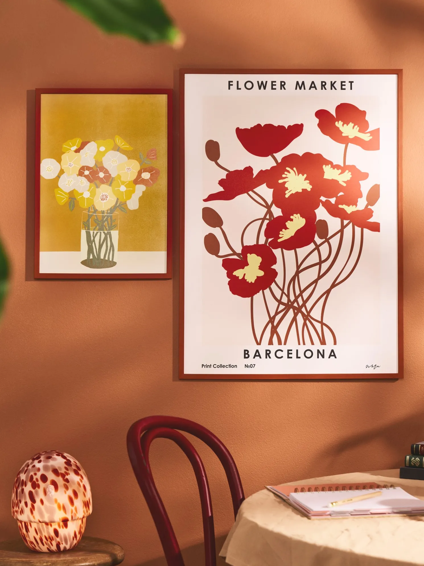 Poster Vase Of Flowers A3