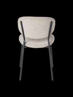 Stuhl Mit Bouclé-Stoff 2er-Pack