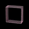 WIRE SQUARE Wandregal